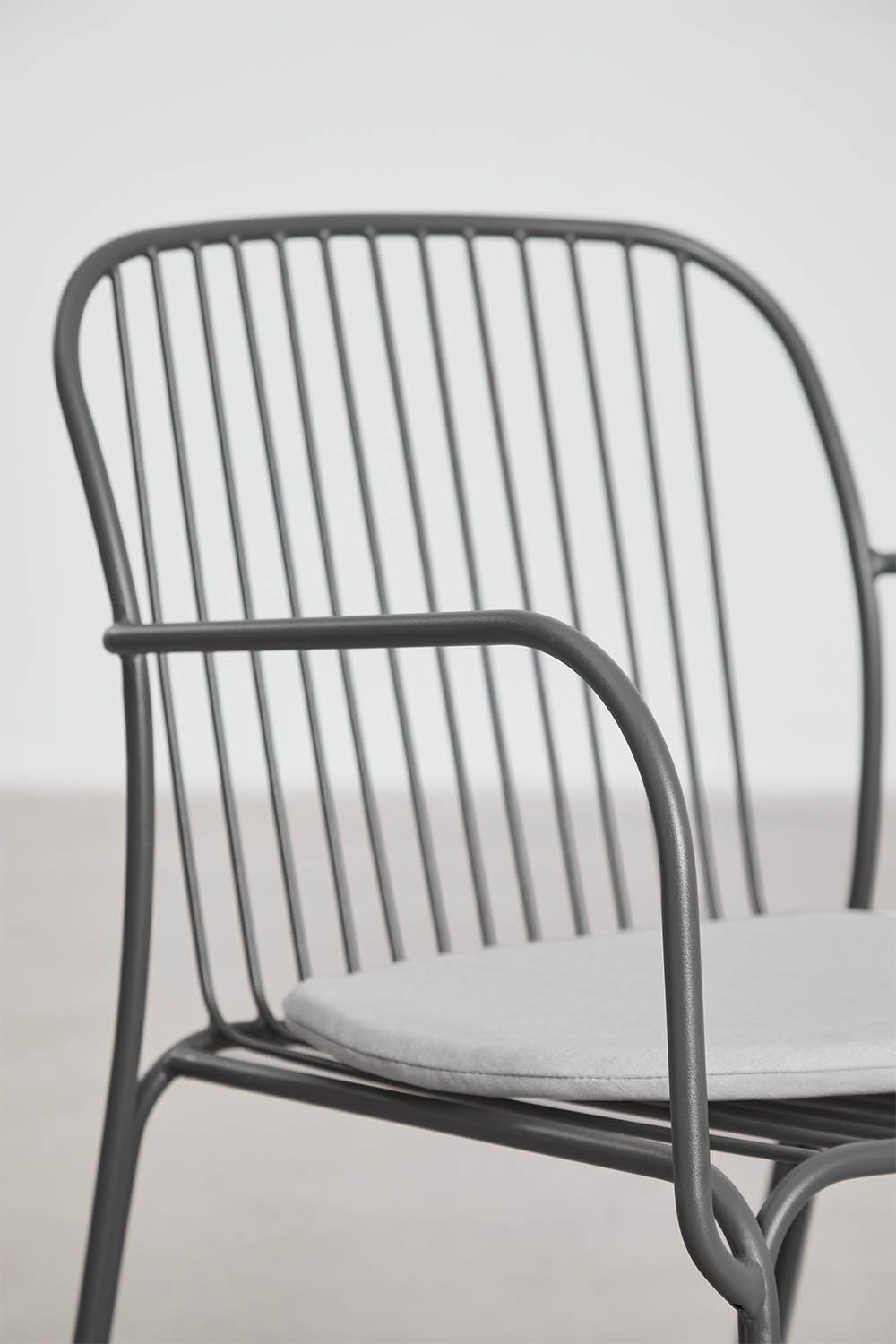 Chaise de jardin avec accoudoirs en acier Anerina, image de la galerie 6