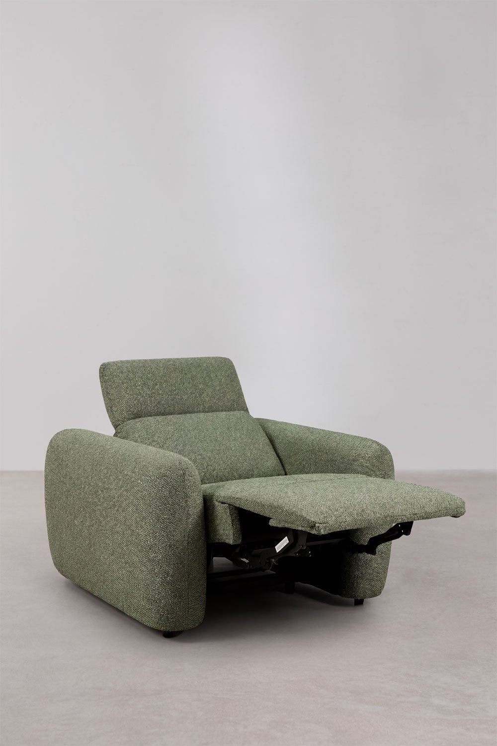 Pack de 2 fauteuils inclinables électriques tapissés Peggy, image de la galerie 3