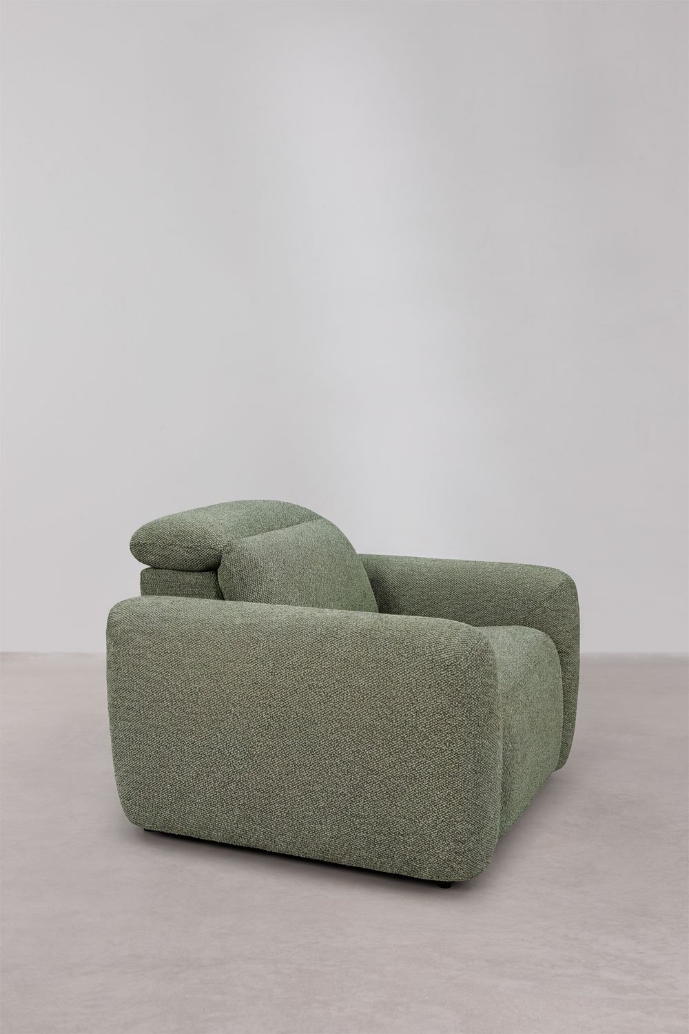 Pack de 2 fauteuils inclinables électriques tapissés Peggy, image de la galerie 4