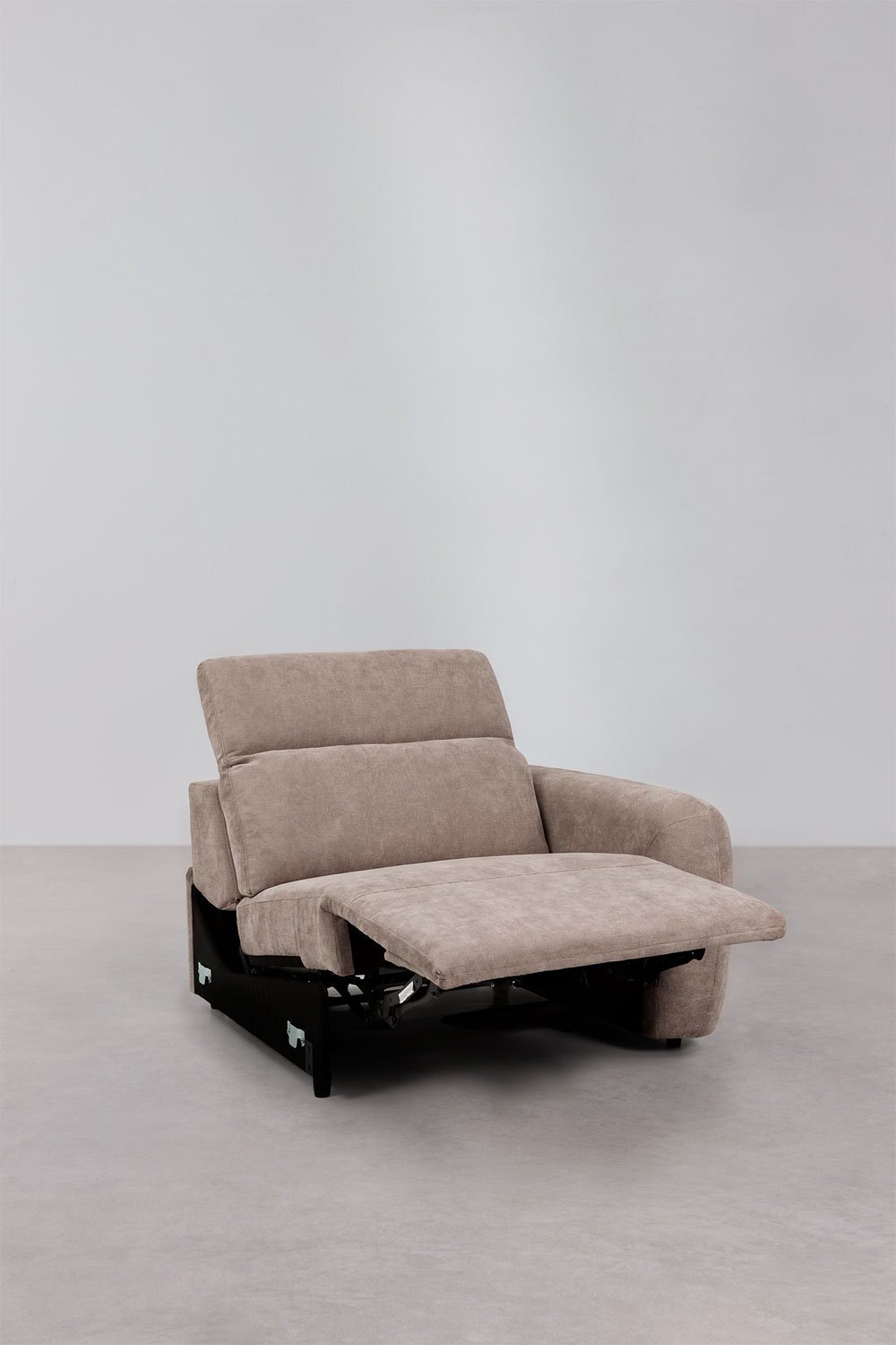 Ensemble de salon avec canapé 2 places inclinable et électrique et fauteuil tapissé Peggy, image de la galerie 11