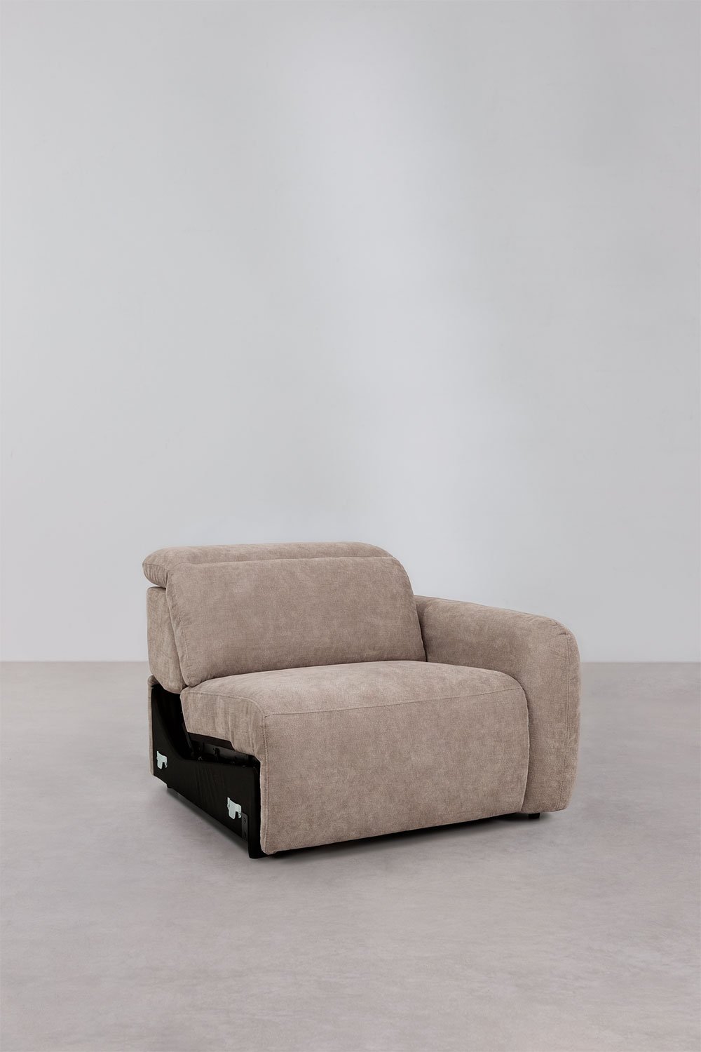 Ensemble de salon avec canapé 2 places inclinable et électrique et fauteuil tapissé Peggy, image de la galerie 12