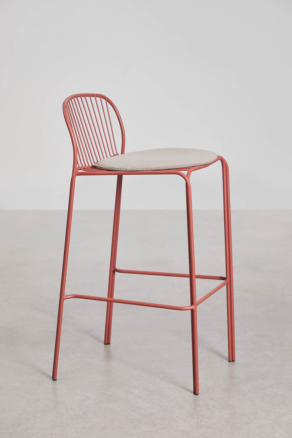 Tabouret de jardin haut en acier Anerina, image de la galerie 4