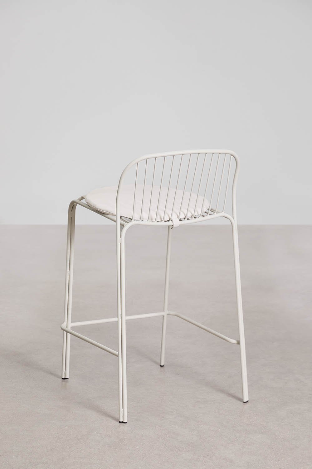 Tabouret de jardin haut en acier Anerina, image de la galerie 3