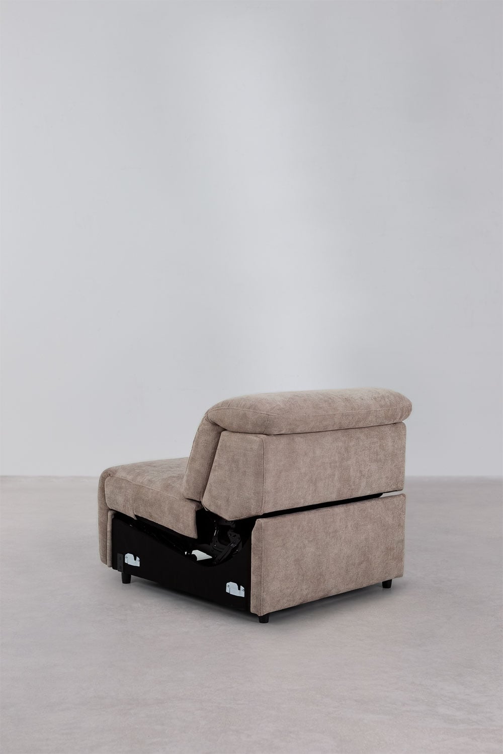 Ensemble de salon avec canapé 3 places inclinable et électrique et fauteuil tapissé Peggy, image de la galerie 13
