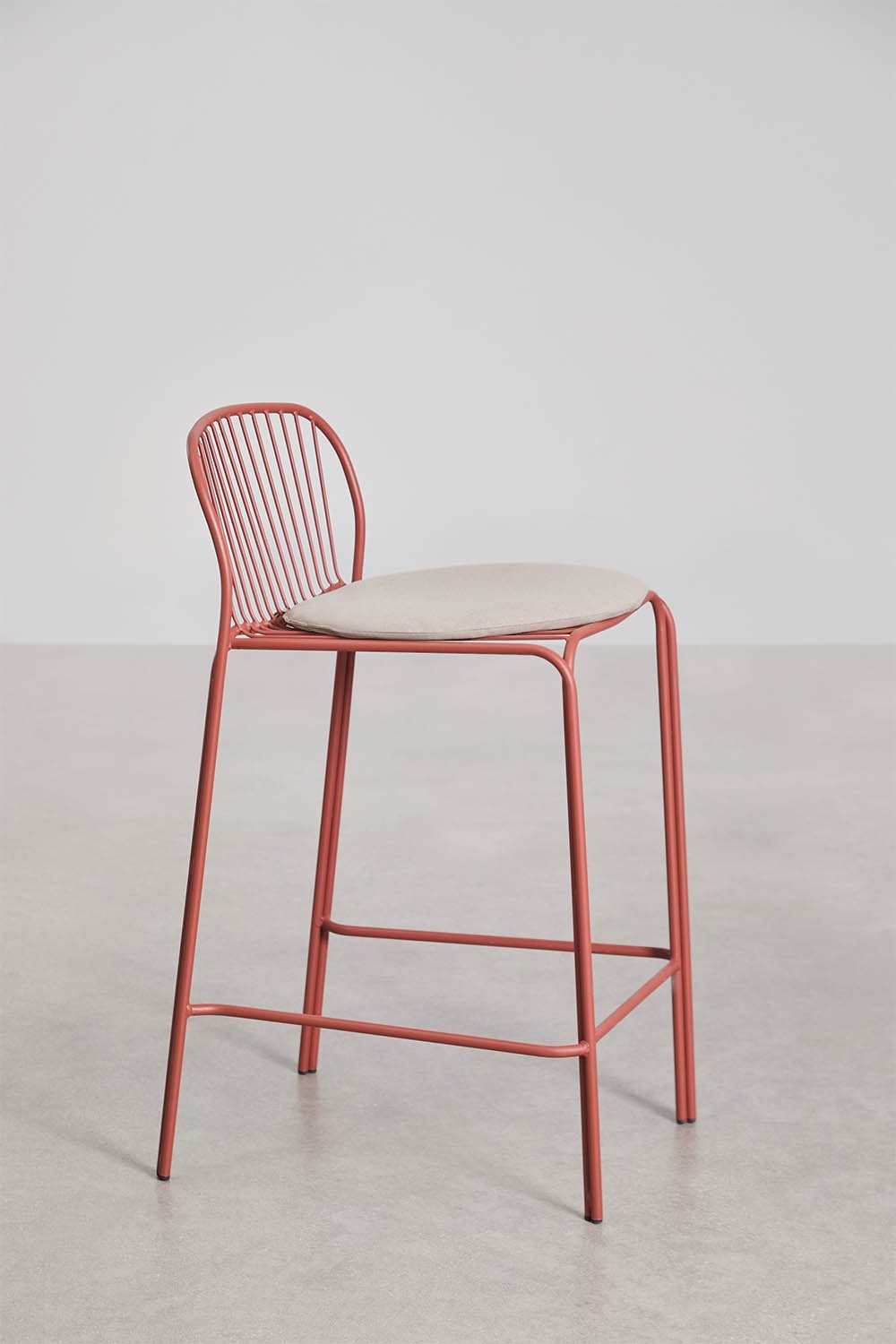 Pack de 4 tabourets hauts en acier Anerina, image de la galerie 2