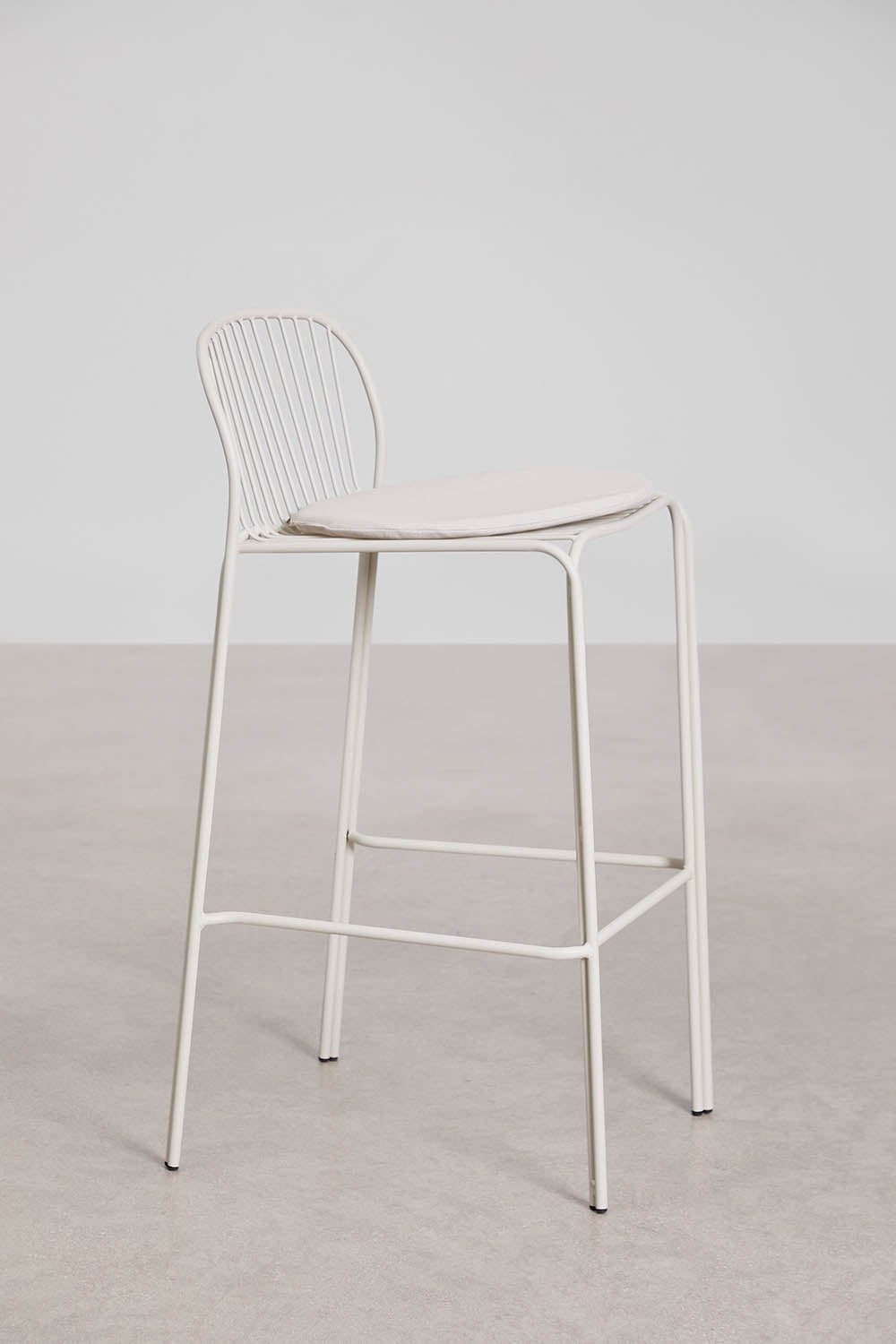 Pack de 4 tabourets hauts en acier Anerina, image de la galerie 2