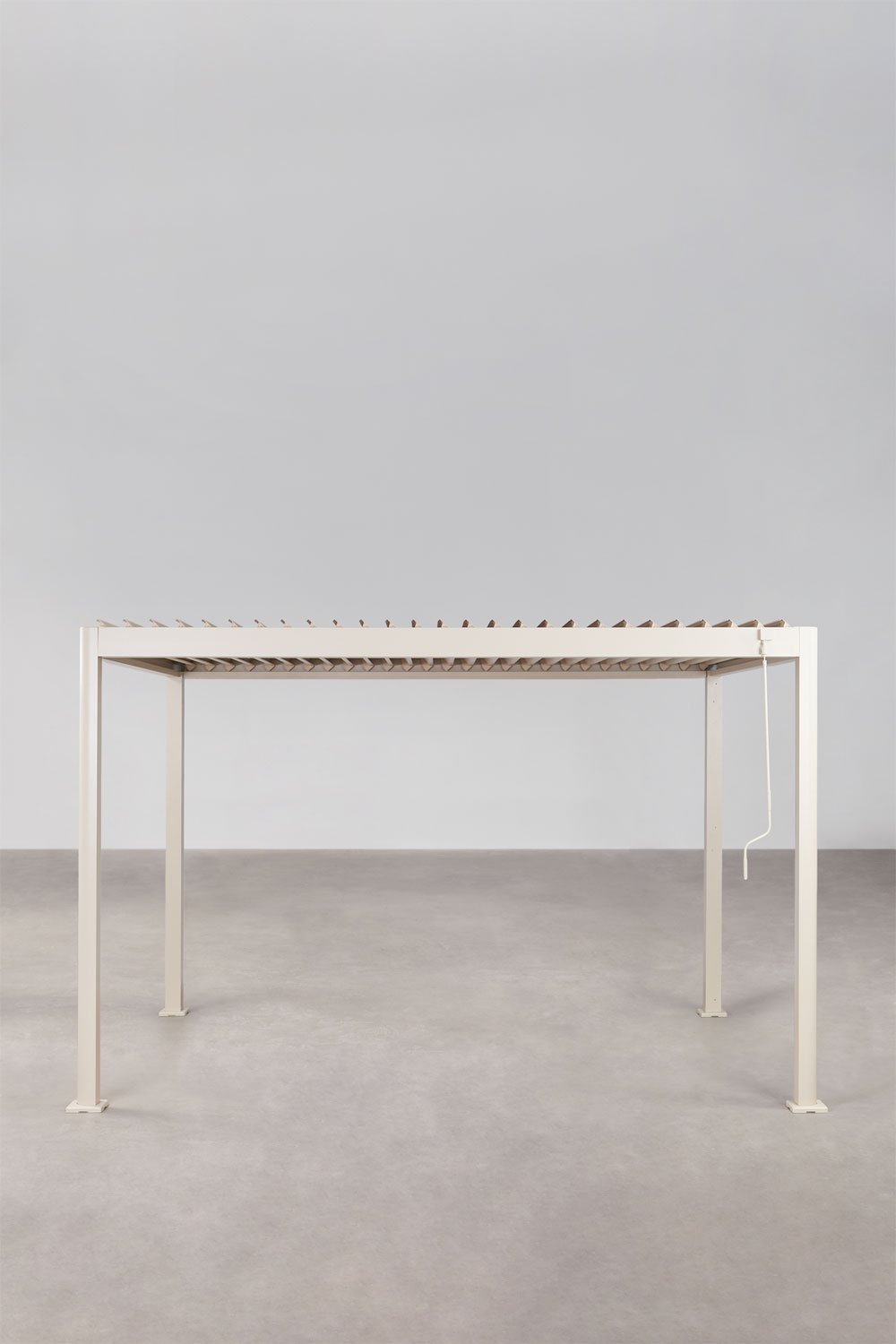 Pergola bioclimatique à lames avec panneaux en aluminium Druvia, image de la galerie 2