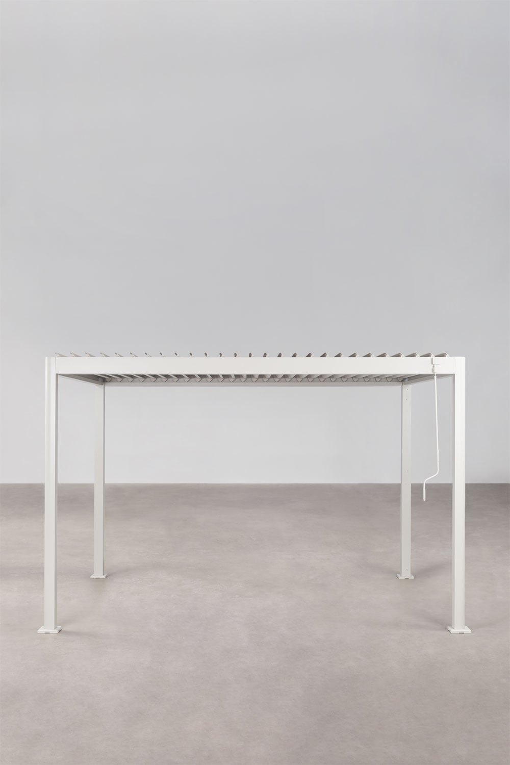 Pergola bioclimatique en aluminium avec lames et panneaux Druvia, image de la galerie 2