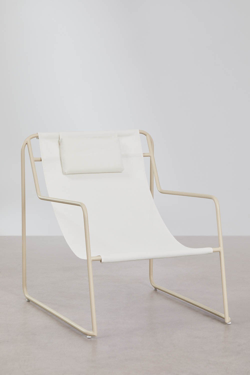 Hamac avec coussin et accoudoirs en acier Lorvian, image de la galerie 3