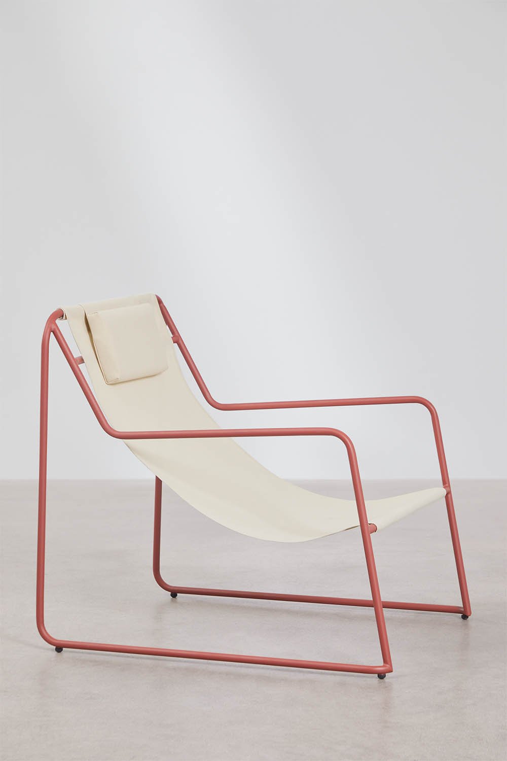 Hamac avec coussin et accoudoirs en acier Lorvian, image de la galerie 4