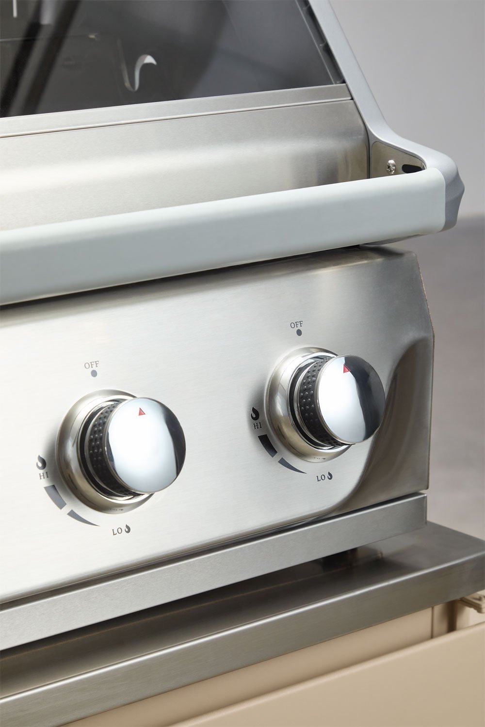 Module avec barbecue à gaz à 4 brûleurs pour cuisine modulaire d'extérieur en acier Rivana, image de la galerie 9