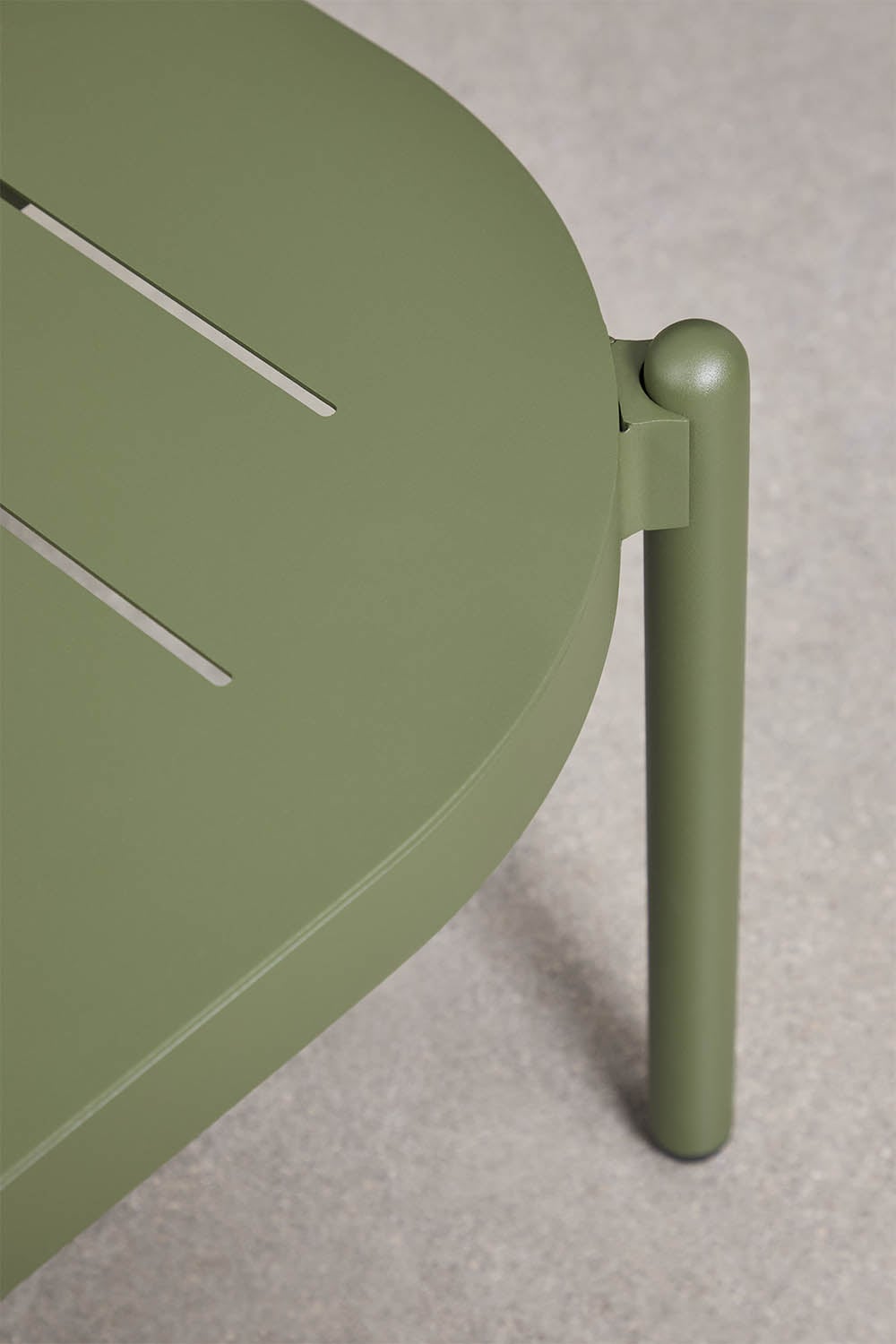 Table basse rectangulaire de jardin 95x55 cm en aluminium Duroli, image de la galerie 6