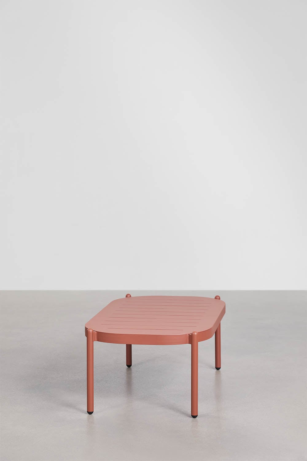 Ensemble de jardin avec canapé 2 places et table basse en aluminium et rotin synthétique Duroli, image de la galerie 8