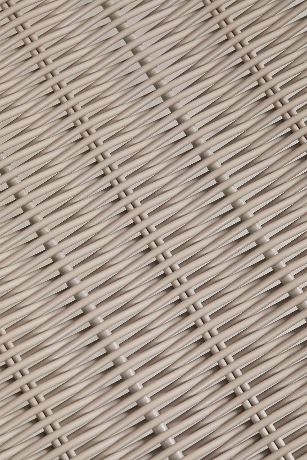 Tabouret haut de jardin en rotin synthétique et acier Revia, image de la galerie 6