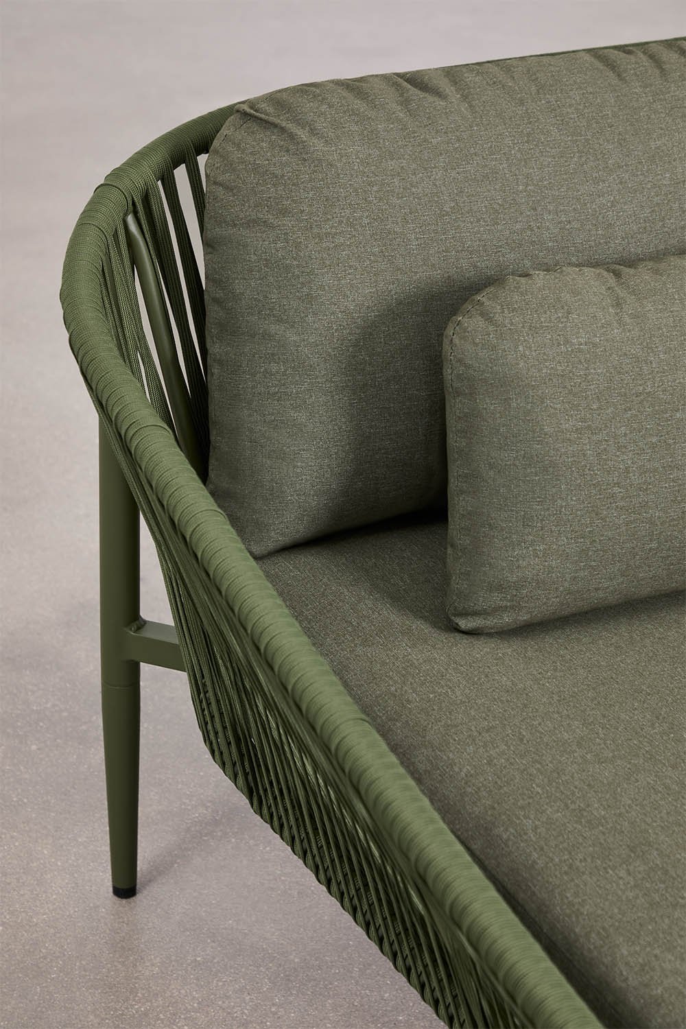 Chaise longue double en aluminium avec coussin Renslow, image de la galerie 4