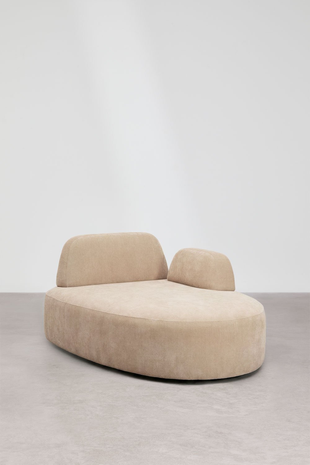 Canapé modulable avec chaise longue droite 4 pièces tapissé Giorgia, image de la galerie 8