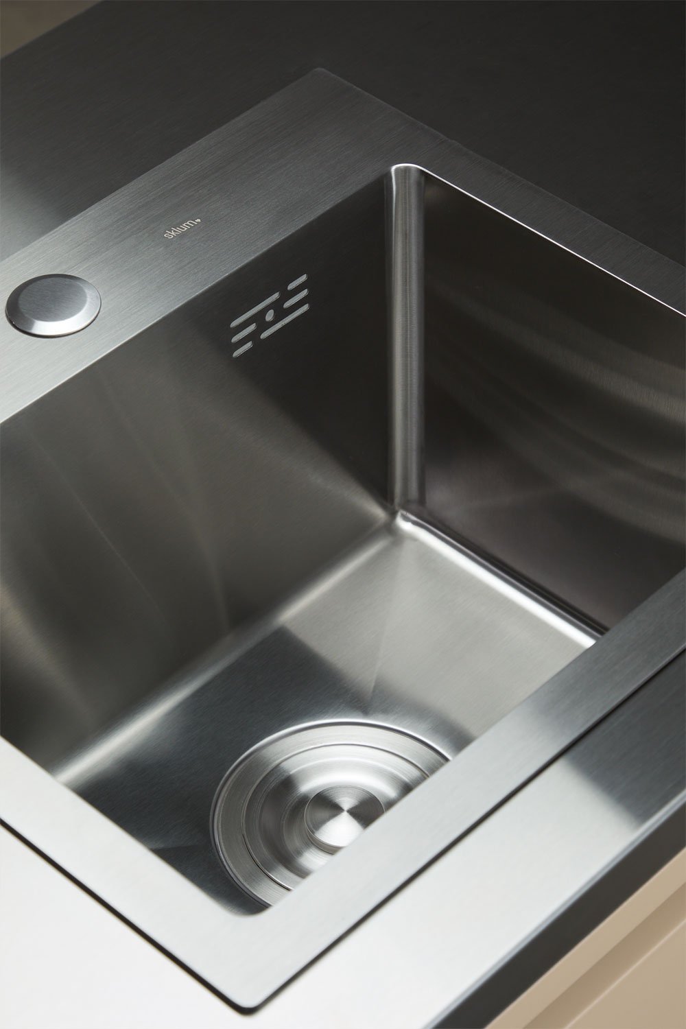 Module de rangement avec évier pour cuisine modulaire d'extérieur en acier Savona, image de la galerie 5