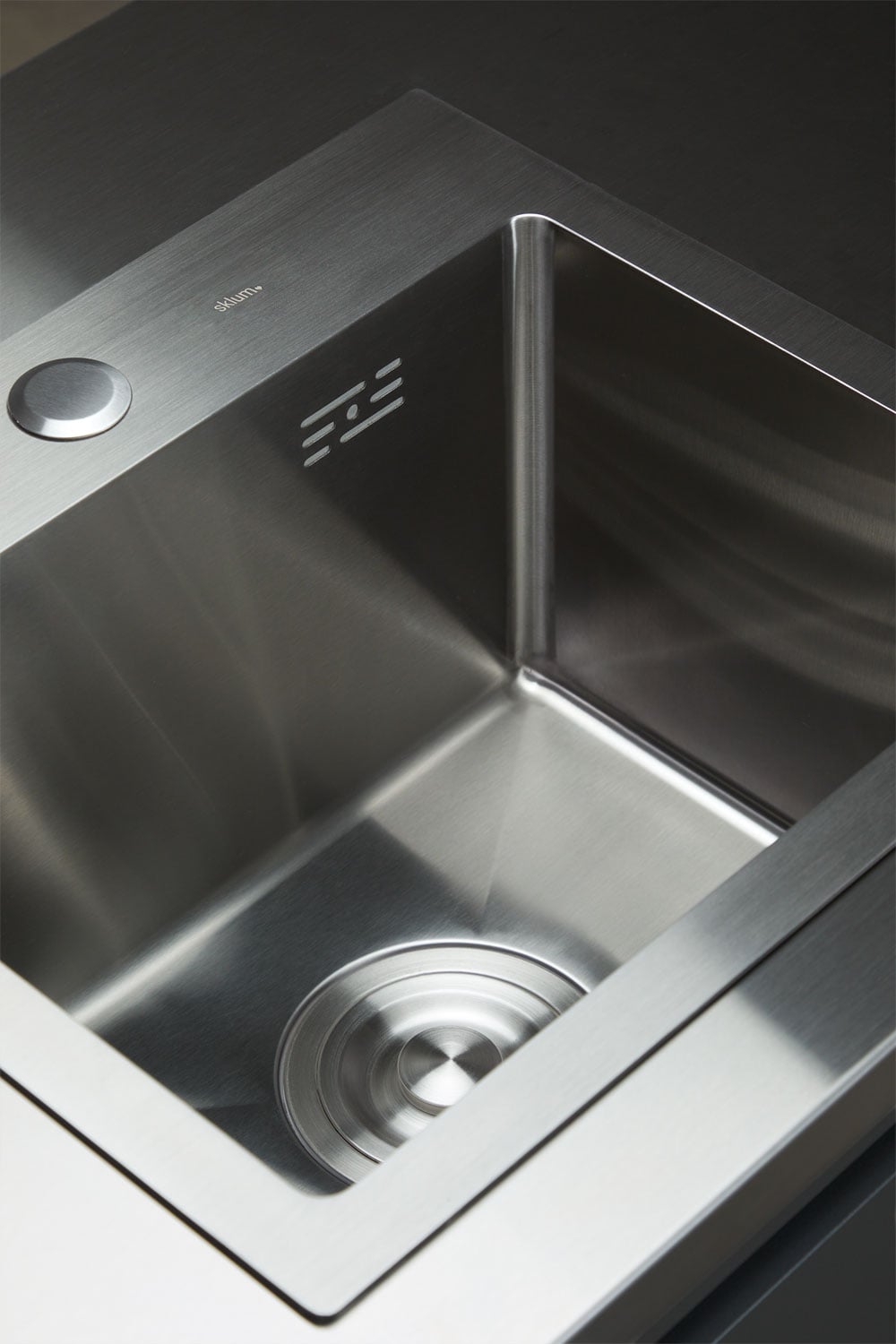 Module de rangement avec évier pour cuisine modulaire d'extérieur en acier Savona, image de la galerie 7