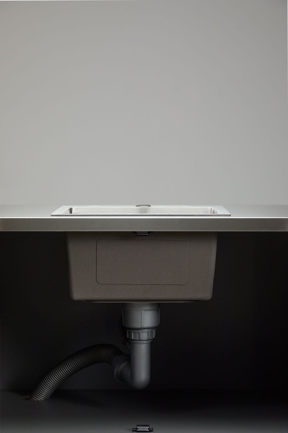 Module de rangement avec évier pour cuisine modulaire d'extérieur en acier Savona, image de la galerie 9