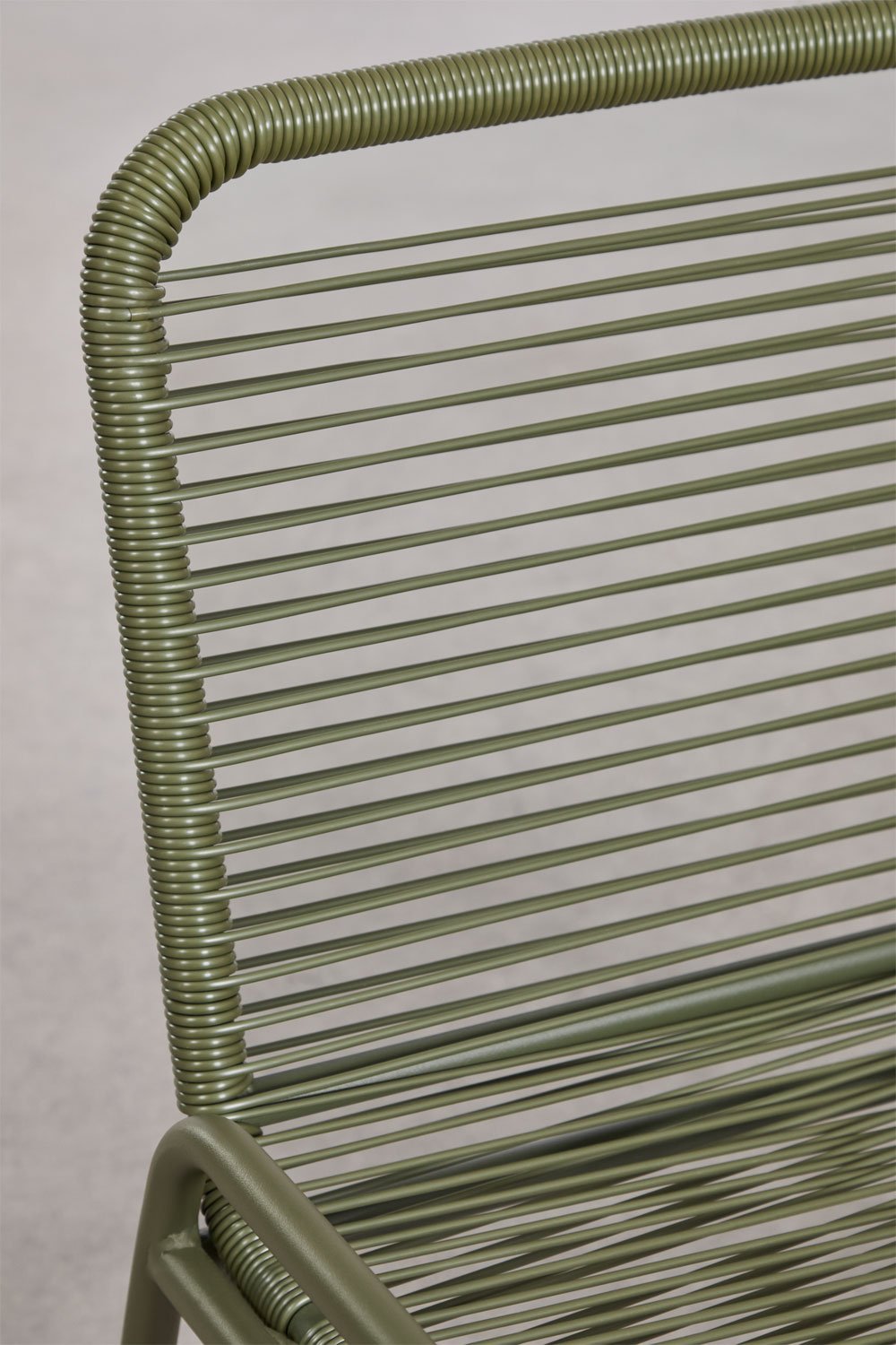 Chaise de jardin en acier et rotin Kuorin, image de la galerie 6