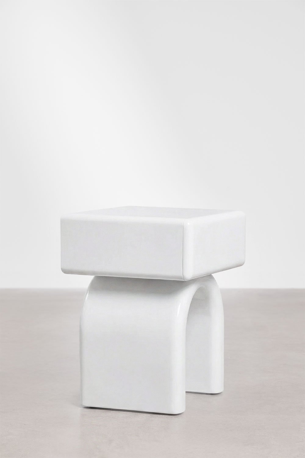 Pack de 2 tables de chevet rectangulaires 50x40 cm en MDF Volire, image de la galerie 3