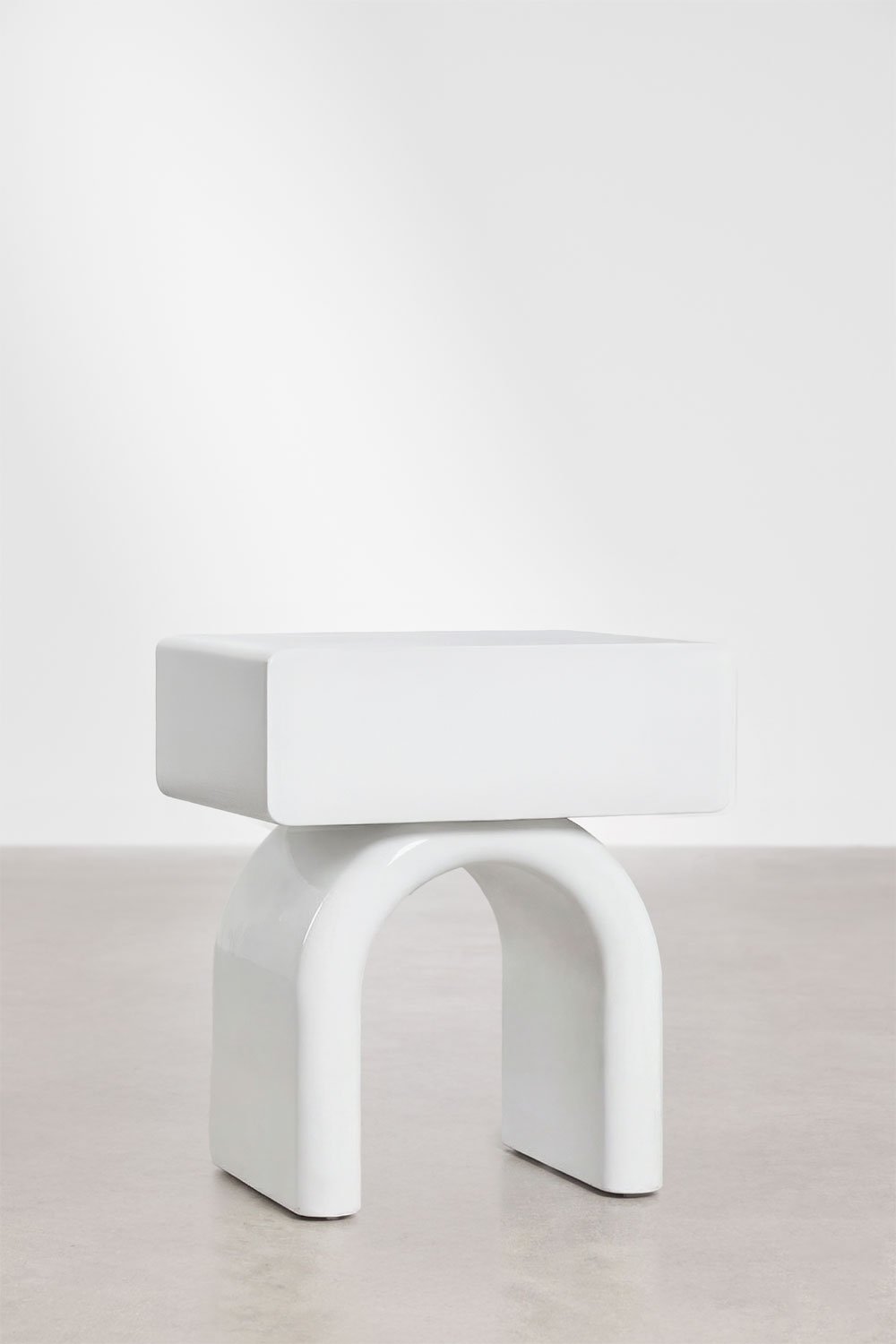 Pack de 2 tables de chevet rectangulaires 50x40 cm en MDF Volire, image de la galerie 4