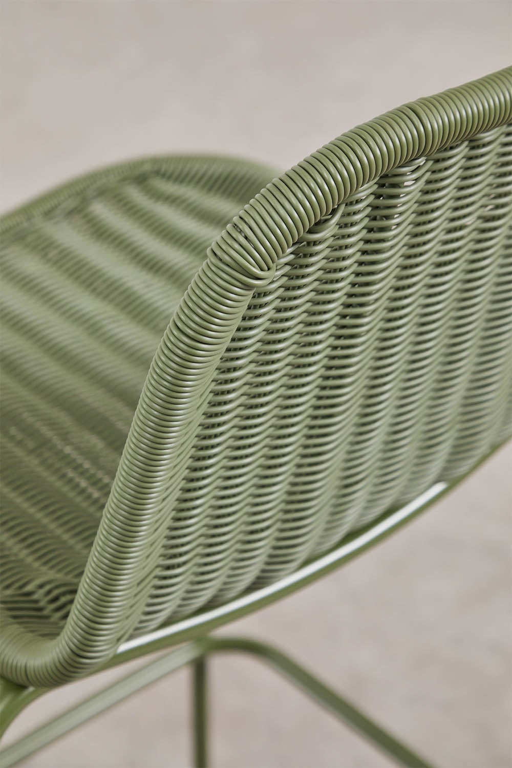 Tabouret de jardin haut empilable en rotin synthétique Reiven, image de la galerie 4