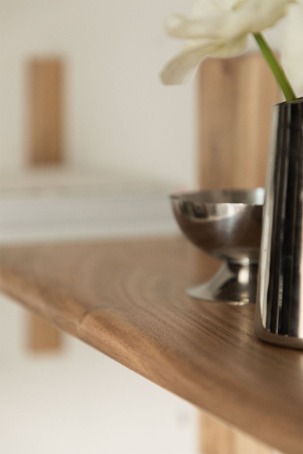 Étagère murale ↔︎120 cm en bois d'acacia Erisu, image de la galerie 2