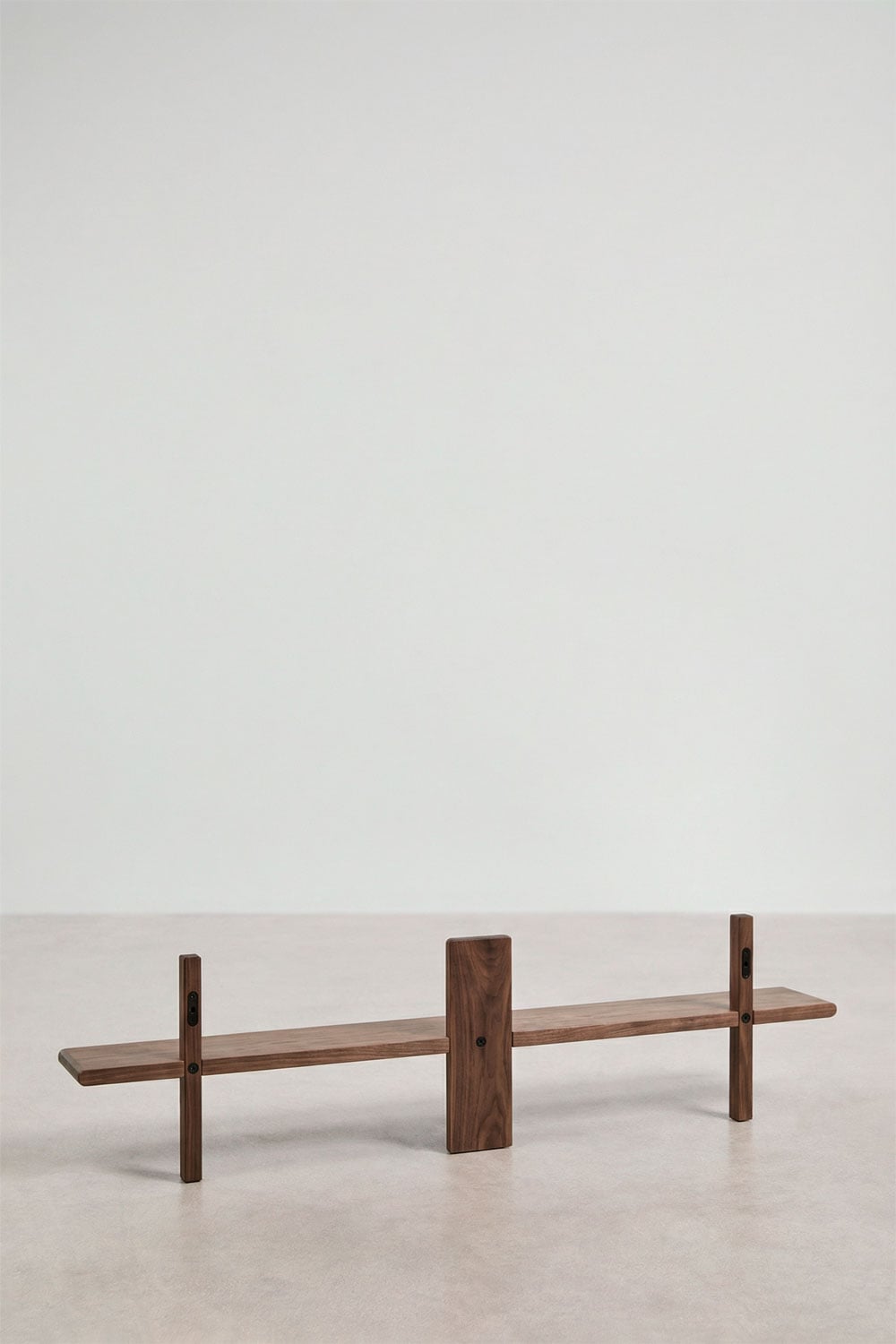 Pack de 2 étagères murales ↔︎120 cm en bois d'acacia Erisu, image de la galerie 8