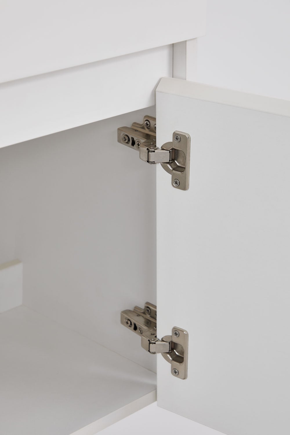 Ensemble de meuble de salle de bain suspendu en bois avec lavabo intégré Genevie, image de la galerie 5