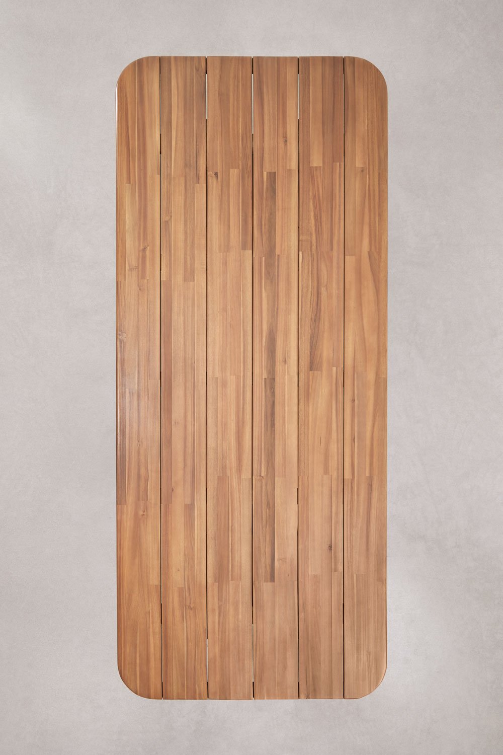 Table de jardin rectangulaire 265x120 en bois d'acacia Siena, image de la galerie 6