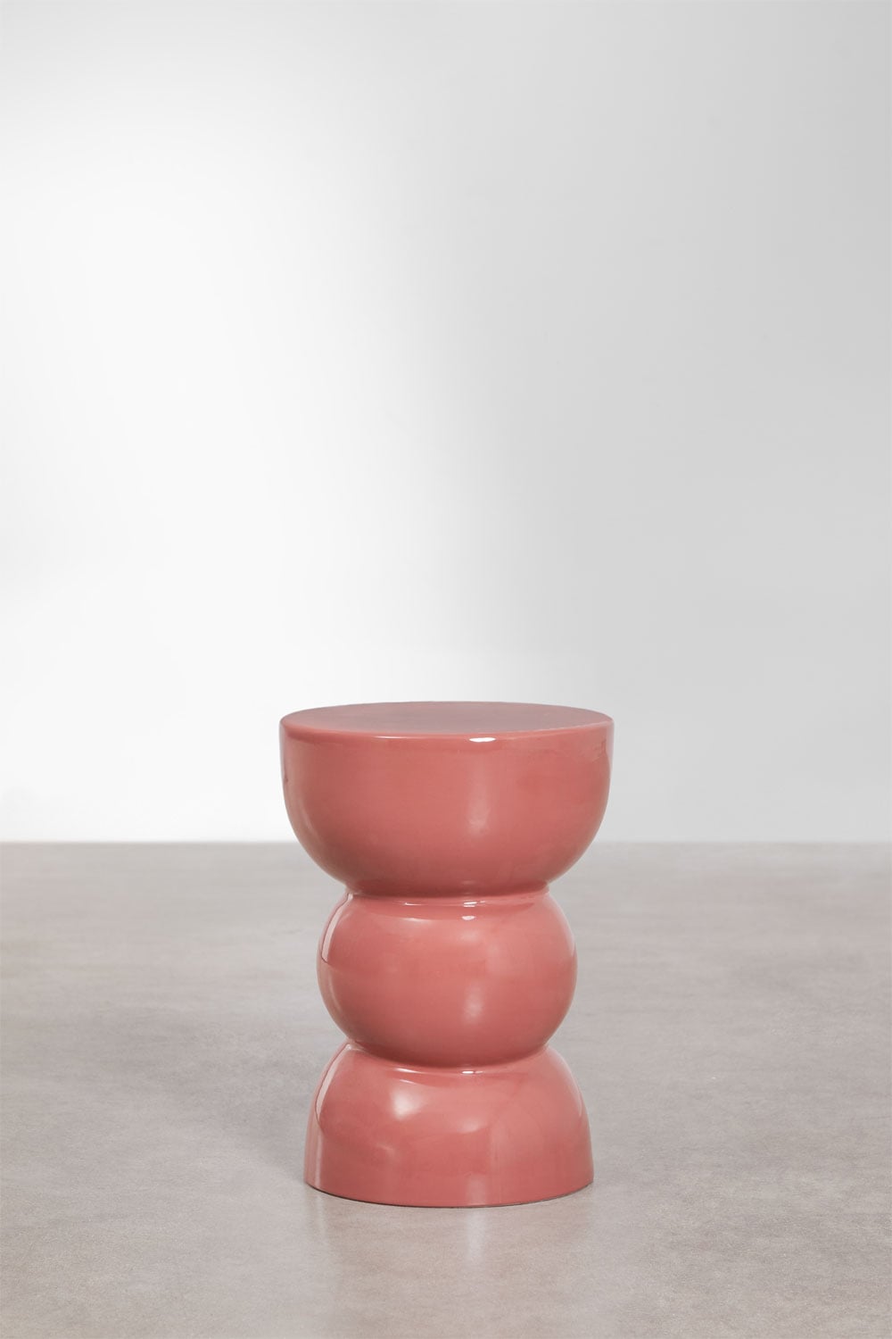 Table d'appoint de jardin ronde Ø35 cm en dolomite Tiyi, image de la galerie 1