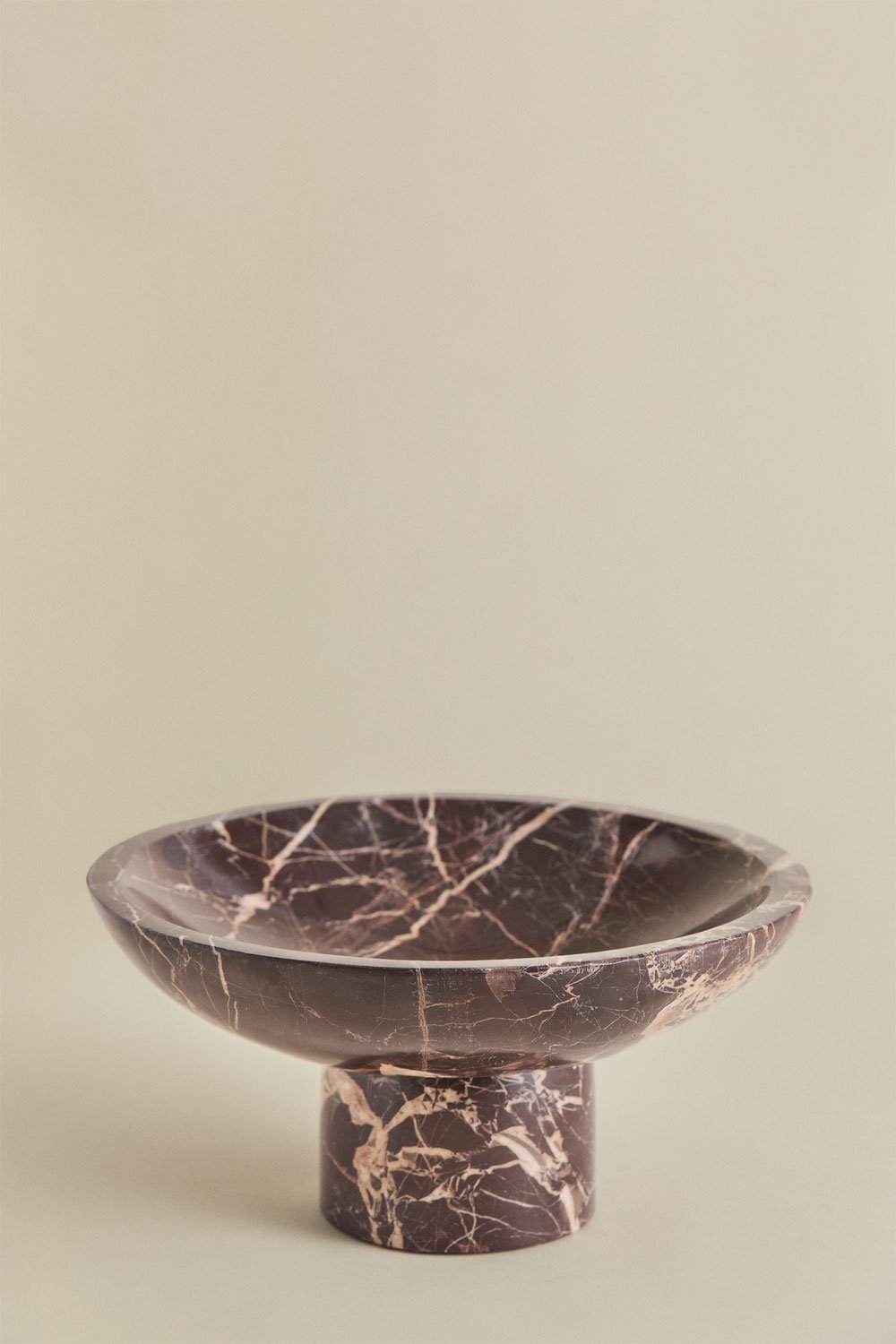 Bol décoratif rond Ø25 cm en marbre Korinza, image de la galerie 3