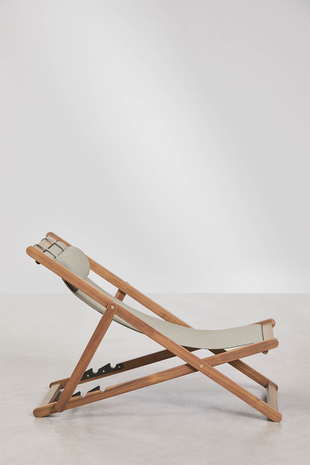 Hamaca pliante avec coussin en bois Kardis, image de la galerie 2