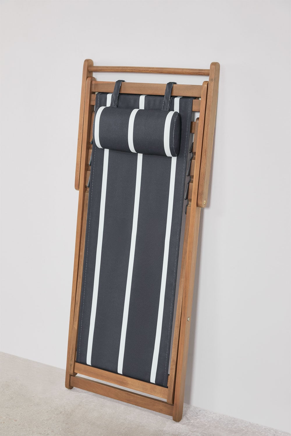 Hamaca pliante avec coussin en bois Kardis, image de la galerie 7