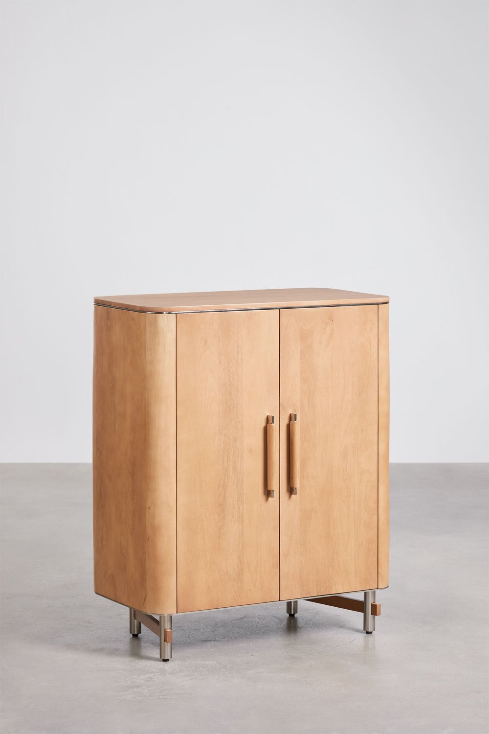 Buffet en bois de manguier et acier Osaka, image de la galerie 3