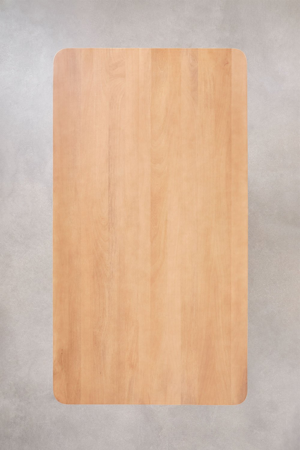 Table à manger rectangulaire en bois de manguier et acier Osaka, image de la galerie 7