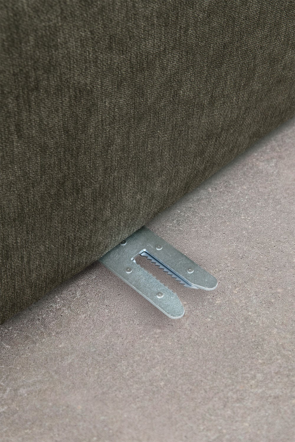 Module chaise longue droit avec accoudoir pour canapé modulaire tapissé Giorgia, image de la galerie 7