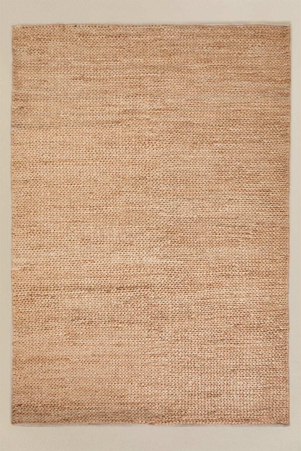 Tapis rectangulaire en jute et coton Nathaniel, image de la galerie 1