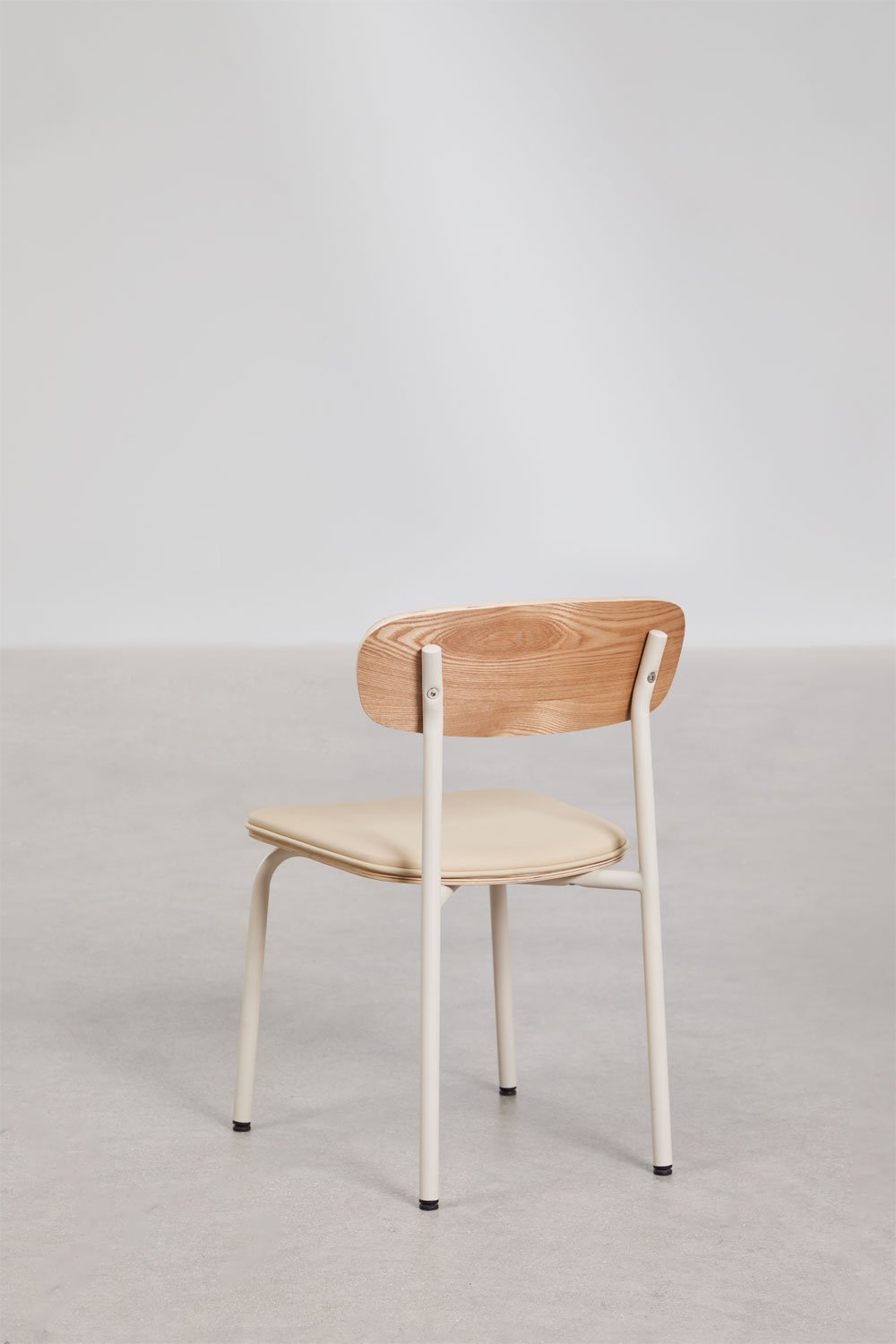 Pack de 4 chaises en fer et bois Wilpier Kids, image de la galerie 3