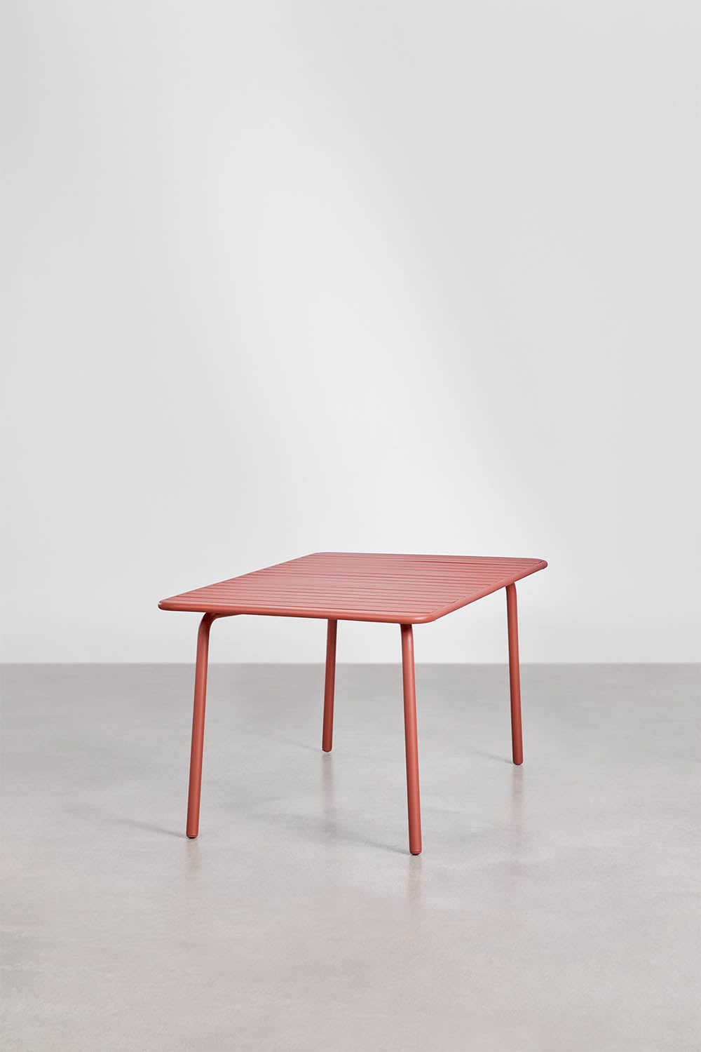 Table de jardin rectangulaire 160x90 cm en acier Florida, image de la galerie 2