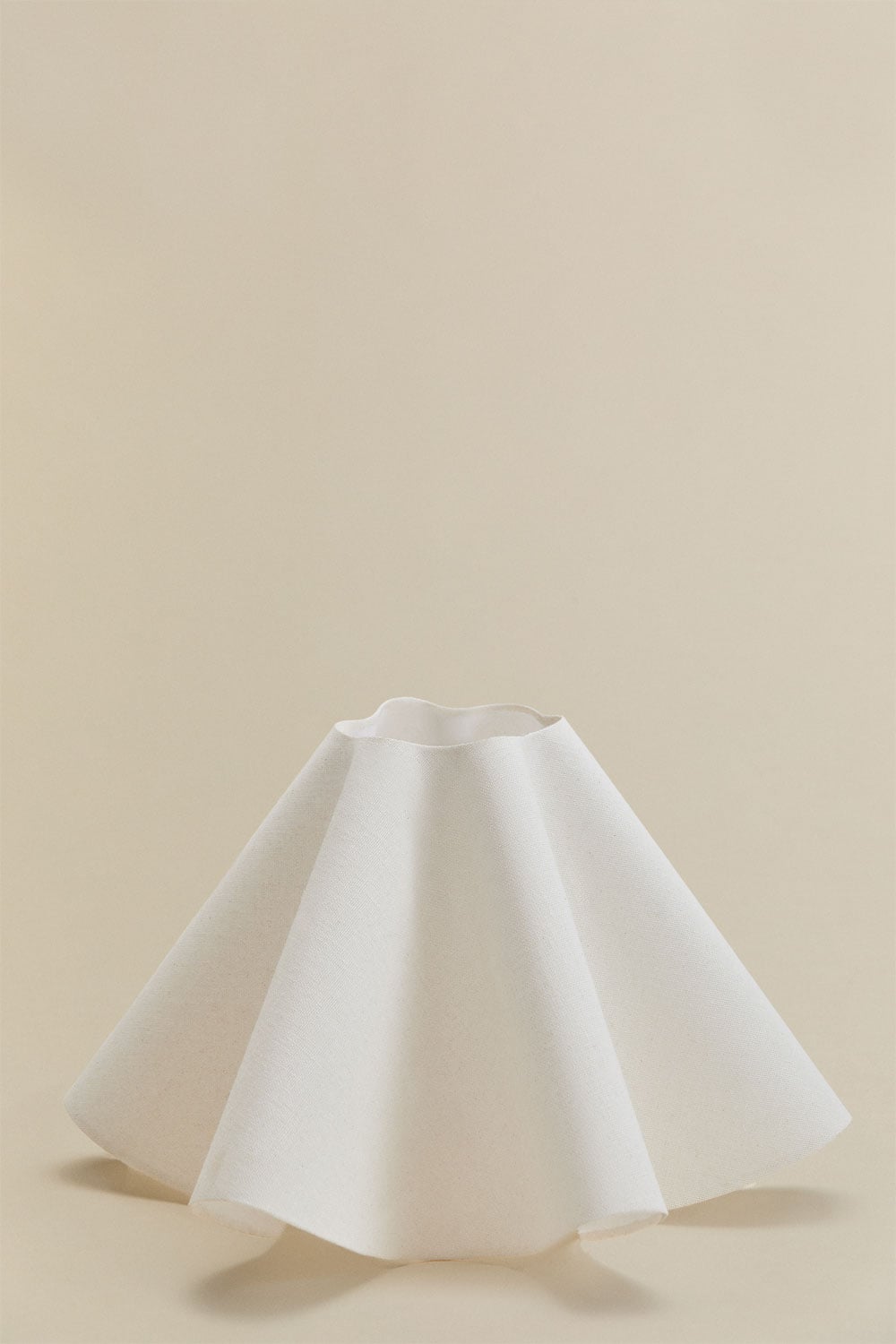 Abat-jour pour lampe Ø35 cm en lin Azahara, image de la galerie 1