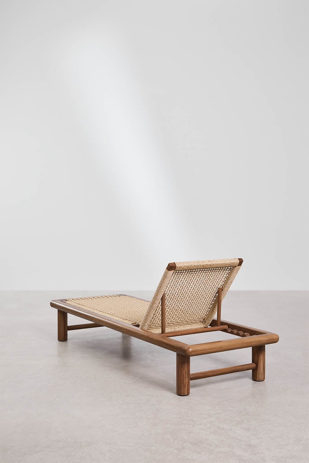 Pack de 2 chaises longues inclinables en bois de teck Chad, image de la galerie 4