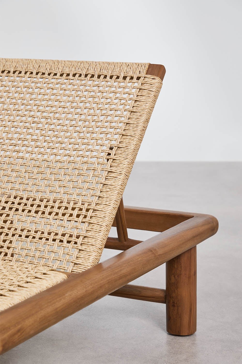 Pack de 2 chaises longues inclinables en bois de teck Chad, image de la galerie 5