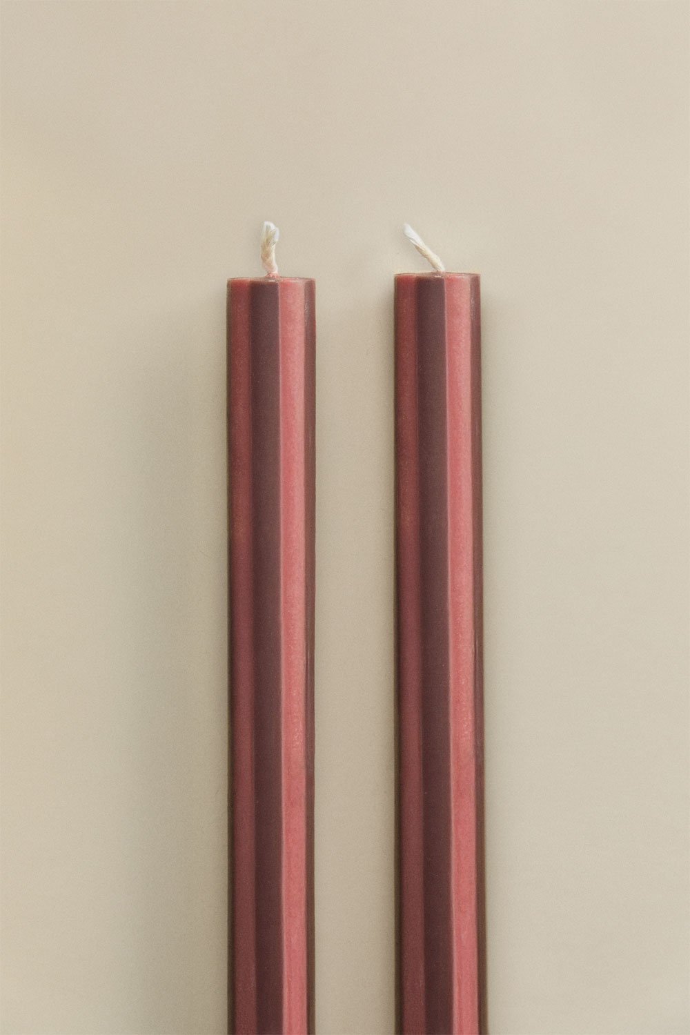 Pack de 2 bougies décoratives Soraia, image de la galerie 1