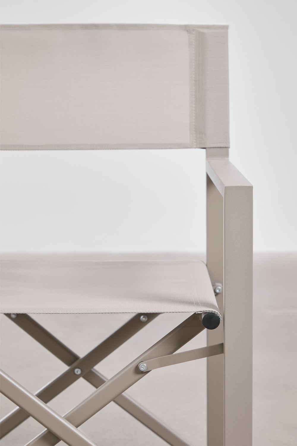 Chaise de réalisateur pliante de jardin en acier Antoliana, image de la galerie 4