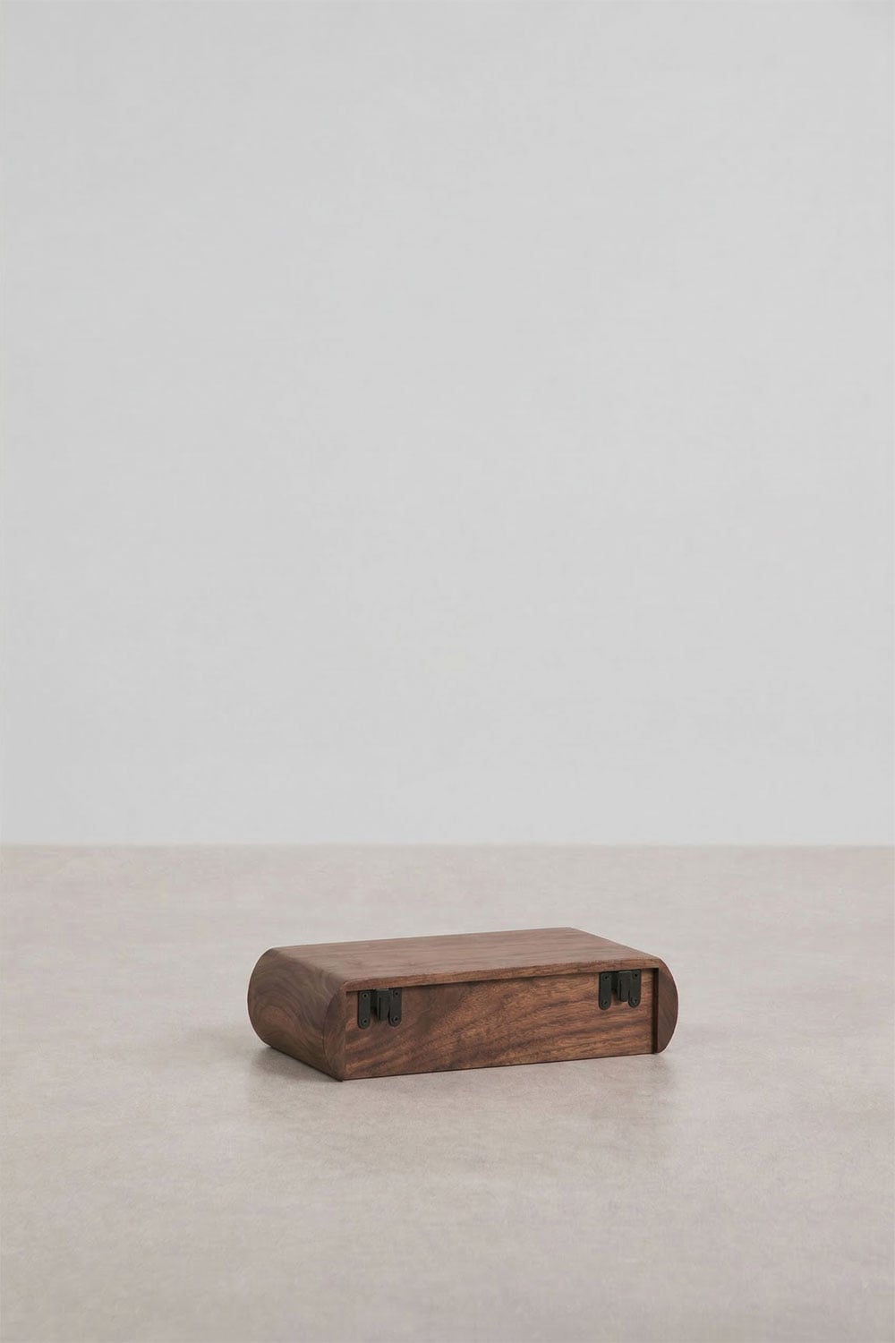 Table de chevet rectangulaire flottante 40x20 cm en bois Carmen, image de la galerie 5