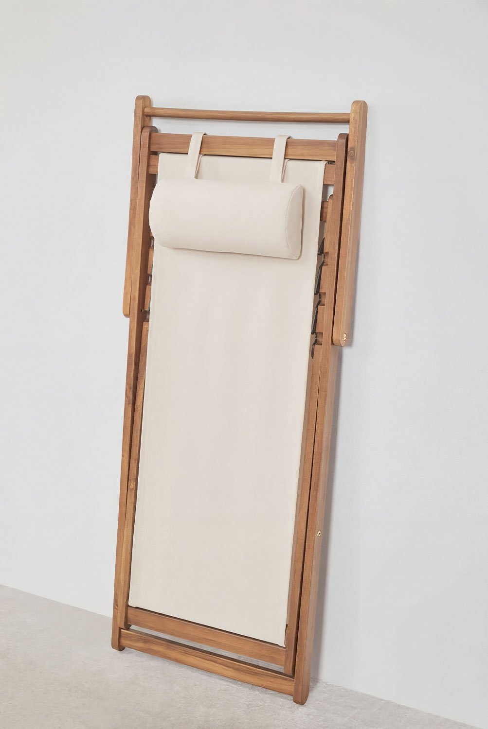 Hamaca pliante avec coussin en bois Kardis, image de la galerie 7