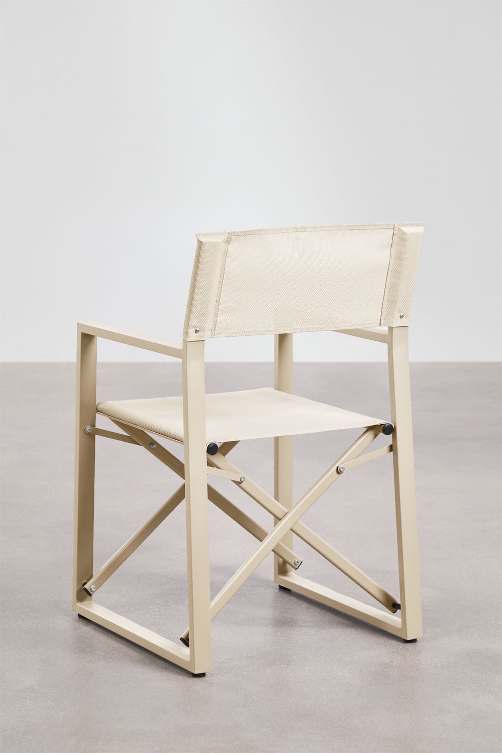 Chaise de réalisateur pliante de jardin en acier Antoliana, image de la galerie 3