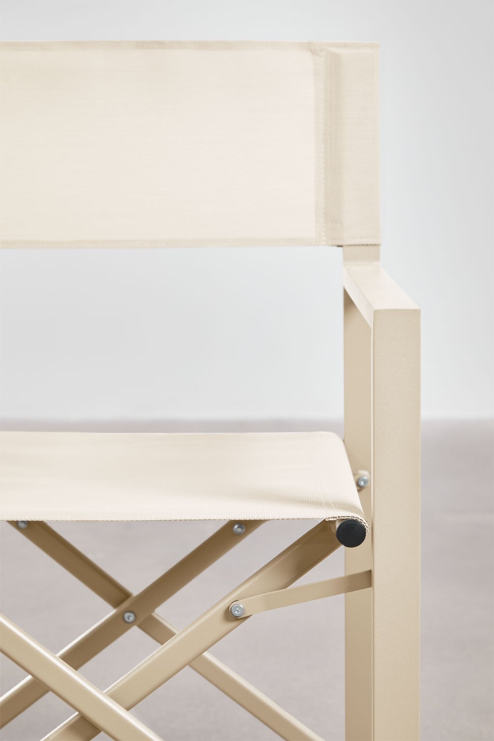 Chaise de réalisateur pliante de jardin en acier Antoliana, image de la galerie 4